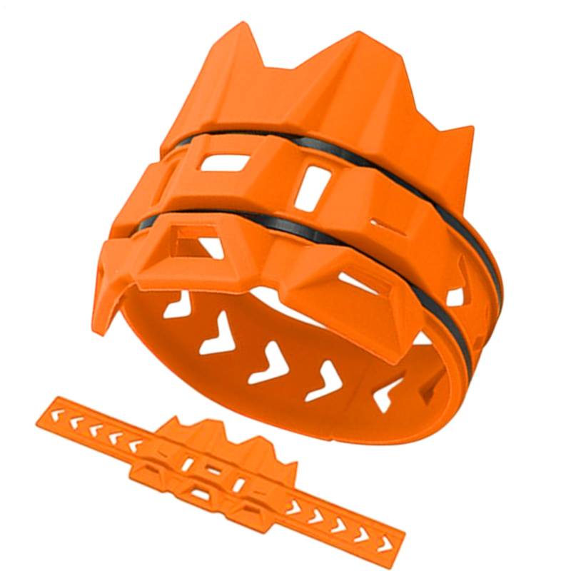 Motorrad Auspuff Endrohrschutz Schwanz Ende Schutz Abdeckung Elastischer Endrohrring 38.8x4.5cm Stabiles Deflektor Zubehör Schalldämpfer Schalldämpfer Schutz für Modifikationen von Generisch
