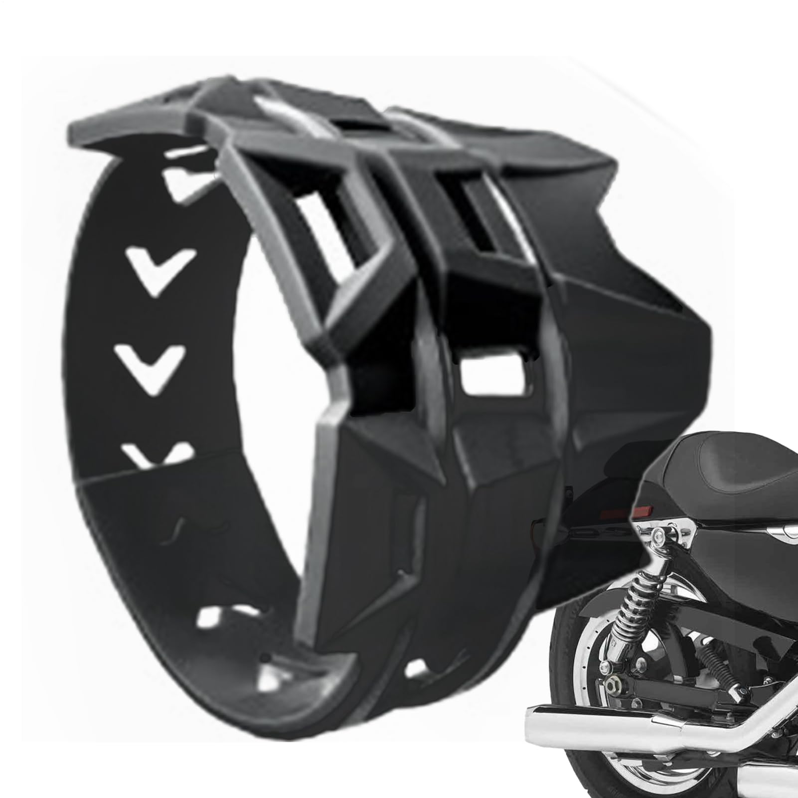 Motorrad-Bein-Hitzeschild,Motorrad-Hitzeschild Für Beine, Auspuffendrohr-Schutzschildabdeckung, Auspuffrohr-Verbrühungsschutzabdeckung, Motorrad-Auspuff-Hitzeschildabdeckung Für Schalldämpfer, Motorrad-Bein-Hitzeschild,Motorrad-Hitzeschild Für Beine, Auspuffendrohr-Schutzschildabdeckung, Auspuffrohr-Verbrühungsschutzabdeckung, Motorrad-Auspuff-Hitzeschildabdeckung Für Schalldämpfer, von Generisch