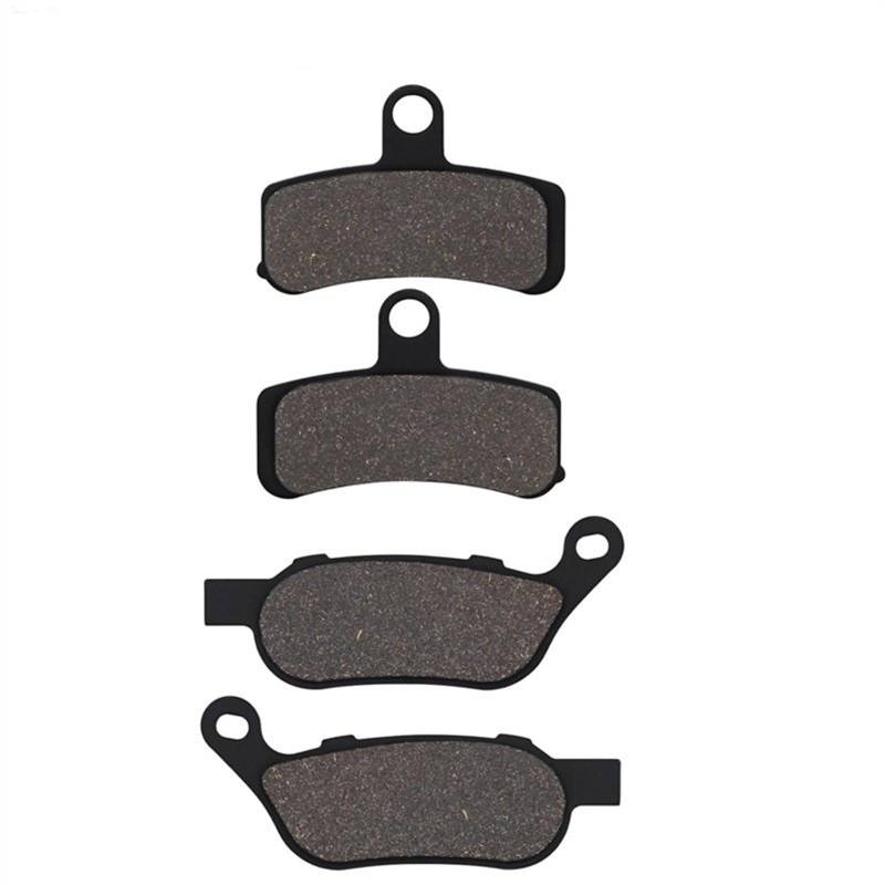 Motorrad-Bremsbeläge Motorrad Vorne Hinten Bremsbeläge für FatBoy für FLSTF FLSTFB für Heritage für Softail für Deluxe für Custom Slim FLS FLSTC FXST(Front and Rear) von Generisch