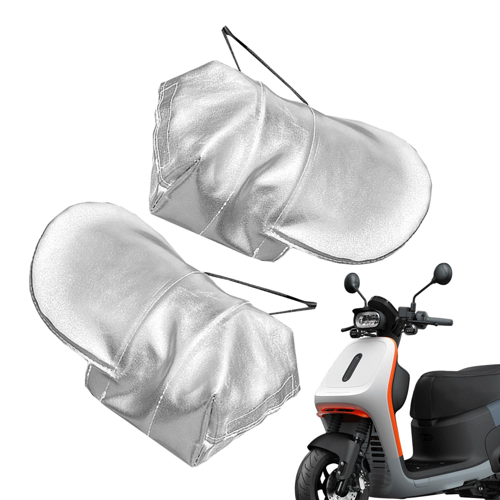 Motorrad-Lenkerhandschuhe, Motorrad-Lenker-Griffmuffen - Winddichte Scooter-Handmuffs Sonnenschutz-Fäustlinge - Atmungsaktives Griff-Reitzubehör für Motorrad-Roller von Generisch