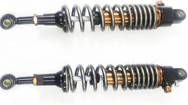 Motorrad-Luftstoßdämpfer Motorrad Stoßdämpfer Für ATV 440mm 450mm 8mm Frühling Motorrad Stoßdämpfer(450mm) von Generisch