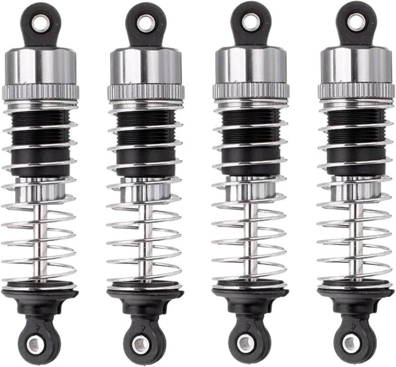Motorrad-Luftstoßdämpfer Motorrad Stoßdämpfer Für HBX 16889 16889A 16890 16890A SG1601 SG1602 1/16 RC Auto Upgrade Teile 4Pcs von Generisch