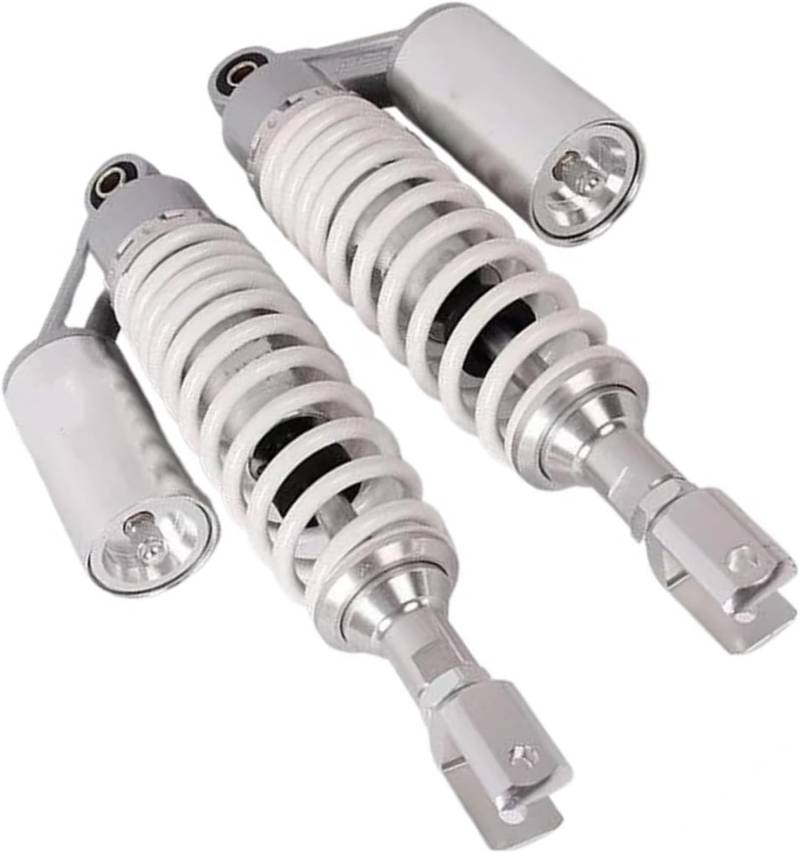 Motorrad-Luftstoßdämpfer Motorrad Stoßdämpfer Für Suzuki 320mm Motorrad Hinten Luft Stoßdämpfer(Silber) von Generisch