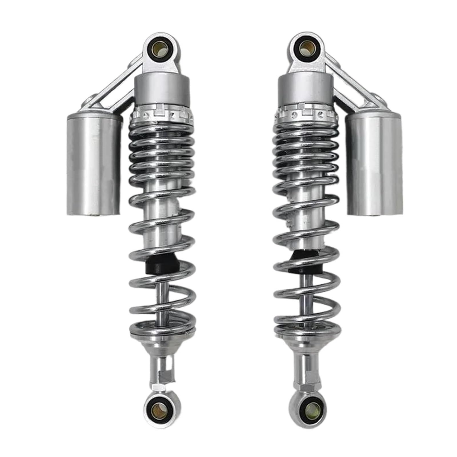 Motorrad-Luftstoßdämpfer Motorrad Stoßdämpfer Für Yamaha Motorrad Stoßdämpfer 350MM 8mm(Silber) von Generisch