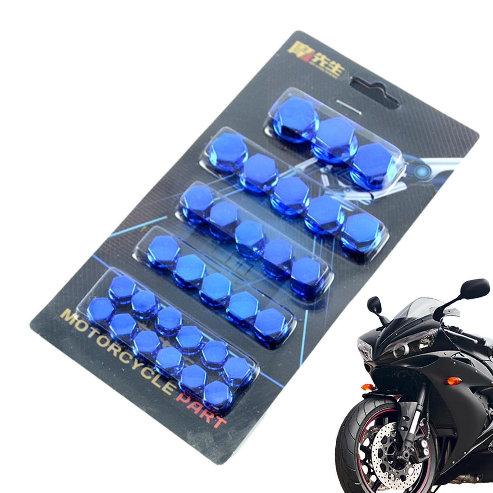 Motorrad-Schraubenabdeckung – Motorrad-Schraubenabdeckung, 5 Farben, dekorative Motormutter-Abdeckung, 30 Stück/Set, Schraubenabdeckung, dekorative Motormutter-Abdeckung, Motorrad-Modifikationszubehör Motorrad-Schraubenabdeckung – Motorrad-Schraubenabdeckung, 5 Farben, dekorative Motormutter-Abdeckung, 30 Stück/Set, Schraubenabdeckung, dekorative Motormutter-Abdeckung, Motorrad-Modifikationszubehör von Generisch