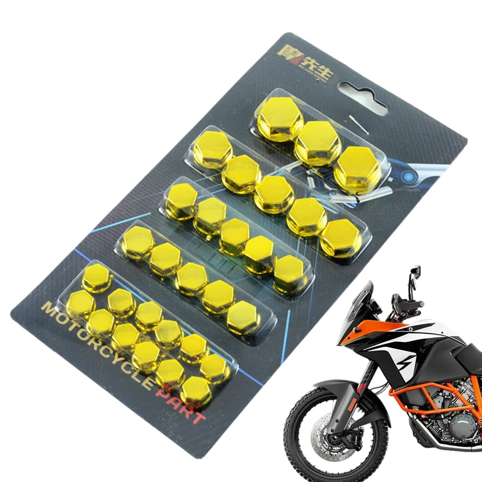 Motorrad-Schraubenabdeckung – Motorrad-Schraubenabdeckung, 5 Farben, dekorative Motormutter-Abdeckung, 30 Stück/Set, Schraubenabdeckung, dekorative Motormutter-Abdeckung, Motorrad-Modifikationszubehör Motorrad-Schraubenabdeckung – Motorrad-Schraubenabdeckung, 5 Farben, dekorative Motormutter-Abdeckung, 30 Stück/Set, Schraubenabdeckung, dekorative Motormutter-Abdeckung, Motorrad-Modifikationszubehör von Generisch