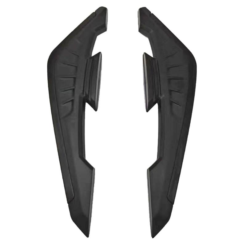Motorrad-Spoiler, Spoilerflügel für Motorräder,Allwetter-Luftabweiser für Motorradverkleidungen | Vorderer Seitenspoilerflügel, Allwetter-Luftabweiser-Zieraufkleber, dekorativer dynamischer Flügel von Generisch