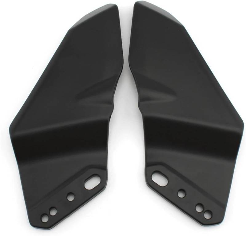 Motorrad-Windschutzscheibe Seite Winglets Spoiler Für Yamaha T-MAX530 YZF-R3 YZF-R25 YZF-R125 YZF-R15 YZF-R1 YZF-R6 Kälteschutz(Matte Black) von Generisch
