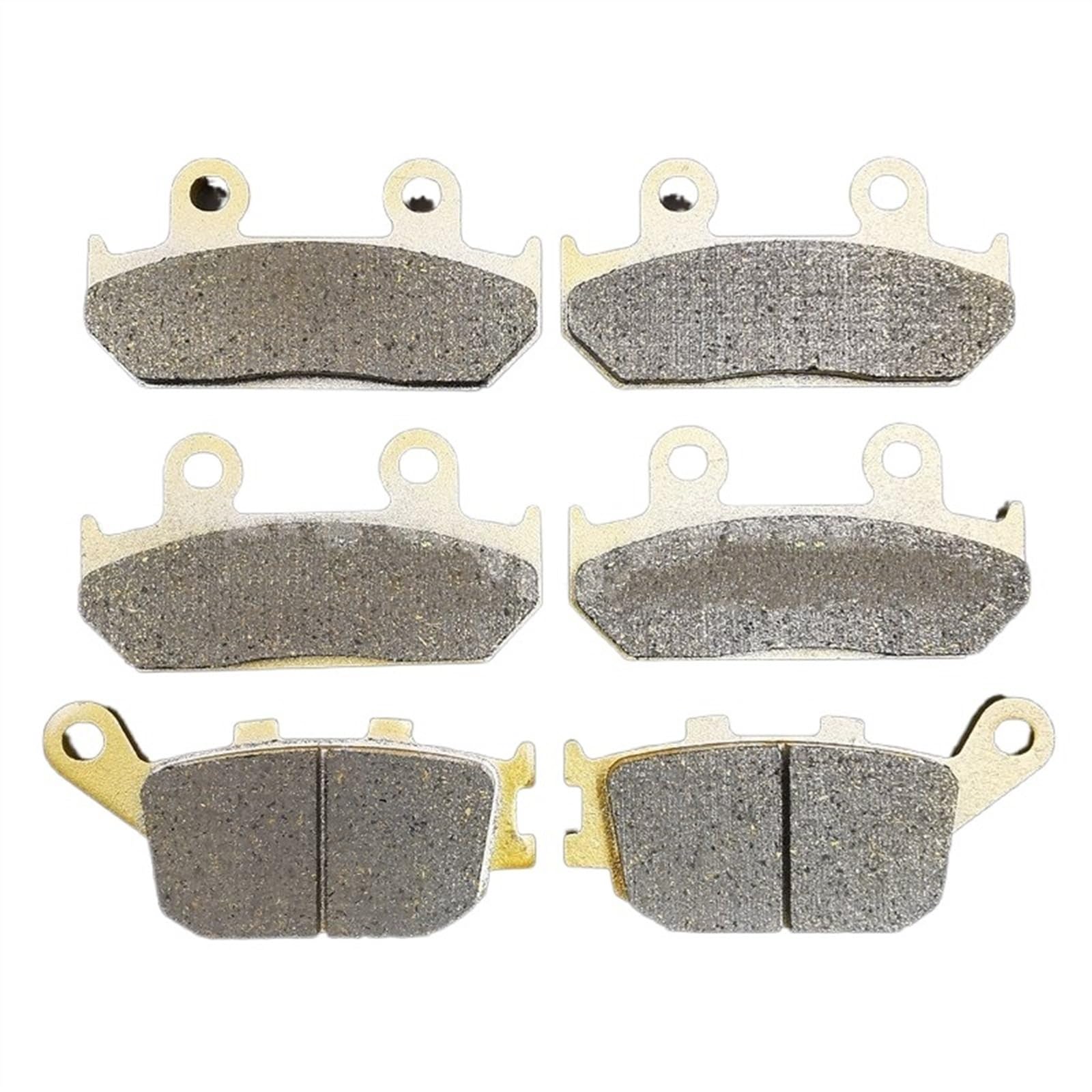Motorradbremsbelag CBR600F CBR600F2 CBR 600 F F2 1991 1992 1993 1994 Super für Sport Vorne Hinten Bremsbeläge Set Kit(2 Front 1 Rear) von Generisch