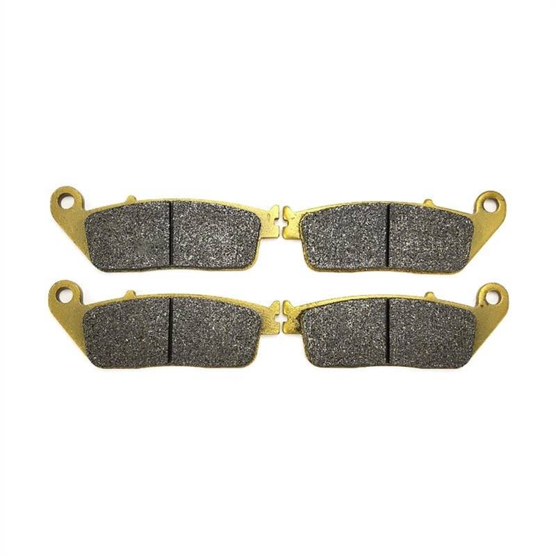 Motorradbremsbelag Für Suzuki für AN650 für Burgman für Skywave 2002-2010 2011 2012 2013 2014 2015 Motorrad vorne hinten Bremsbeläge Sets(2 pair Front) von Generisch
