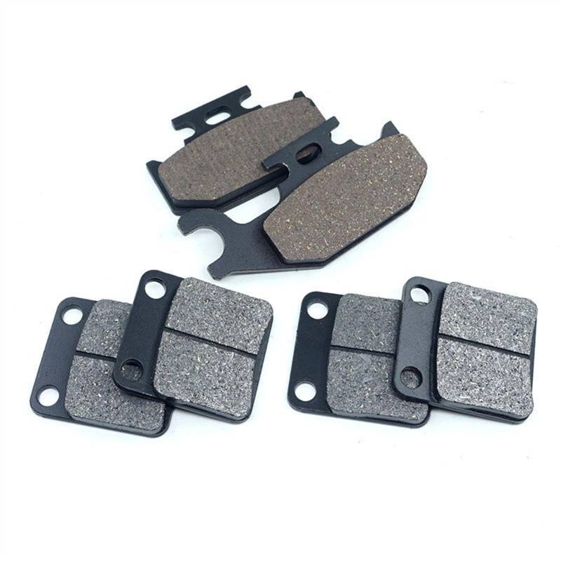 Motorradbremsbelag Für Yamaha YFM400A Kodiak 2WD Automatische 20002001 YFM400FG Grizzly 400 20072008 ATV Vorne Hinten Bremsbeläge Kit Set(1 Set) von Generisch