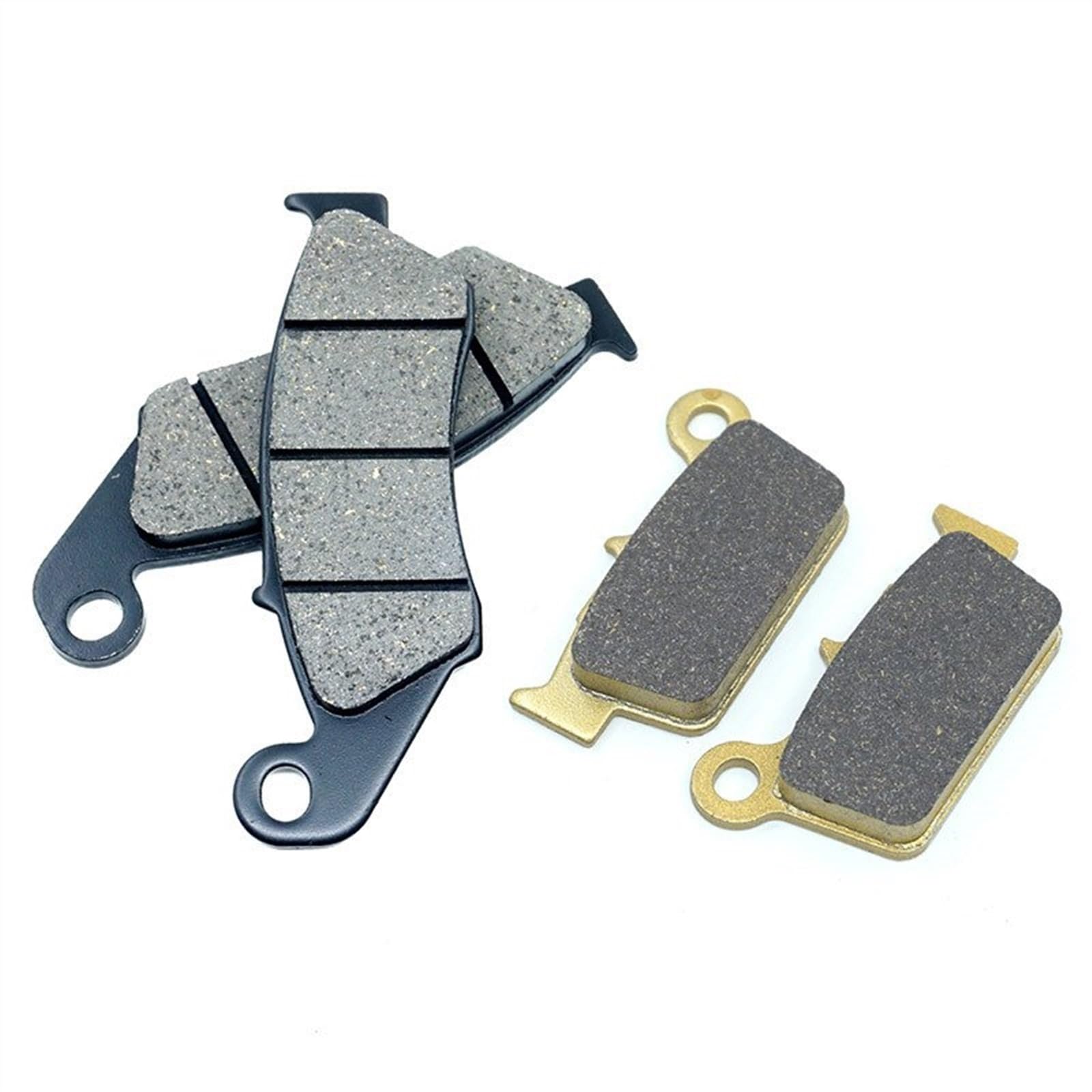 Motorradbremsbelag Für Yamaha YZ125 YZ250 YZ450 YZ450F 2003-2007 WR250F 2003-2018 WR250R 2008-2015 WR450F 2007-2015 Vorne Hinten Bremsbeläge Kit Set(Front and Rear) von Generisch