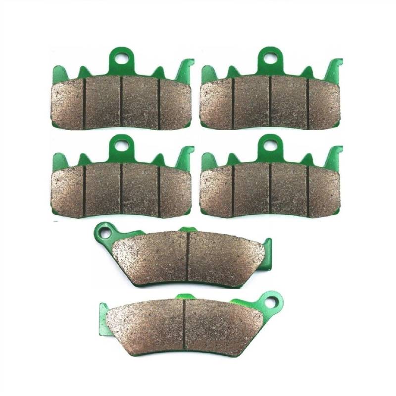 Motorradbremsbelag Motorrad Bremsbeläge Vorne Und Hinten Bremsbacken Pads Set für Bmw R1200 R1200GS R 1200 GS für Abenteuer 2013 / R1200RT R 1200 Rt 2014(Sintered SET) von Generisch