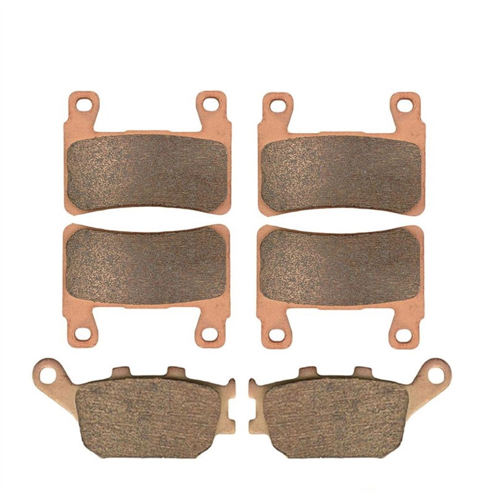 Motorradbremsbelag Motorrad-Bremsbeläge vorn und hinten CB1300 für Super für Four 2003 2004 2005 2006 2007 2008 2009 Sinterbremsscheibenbelagsatz von Generisch