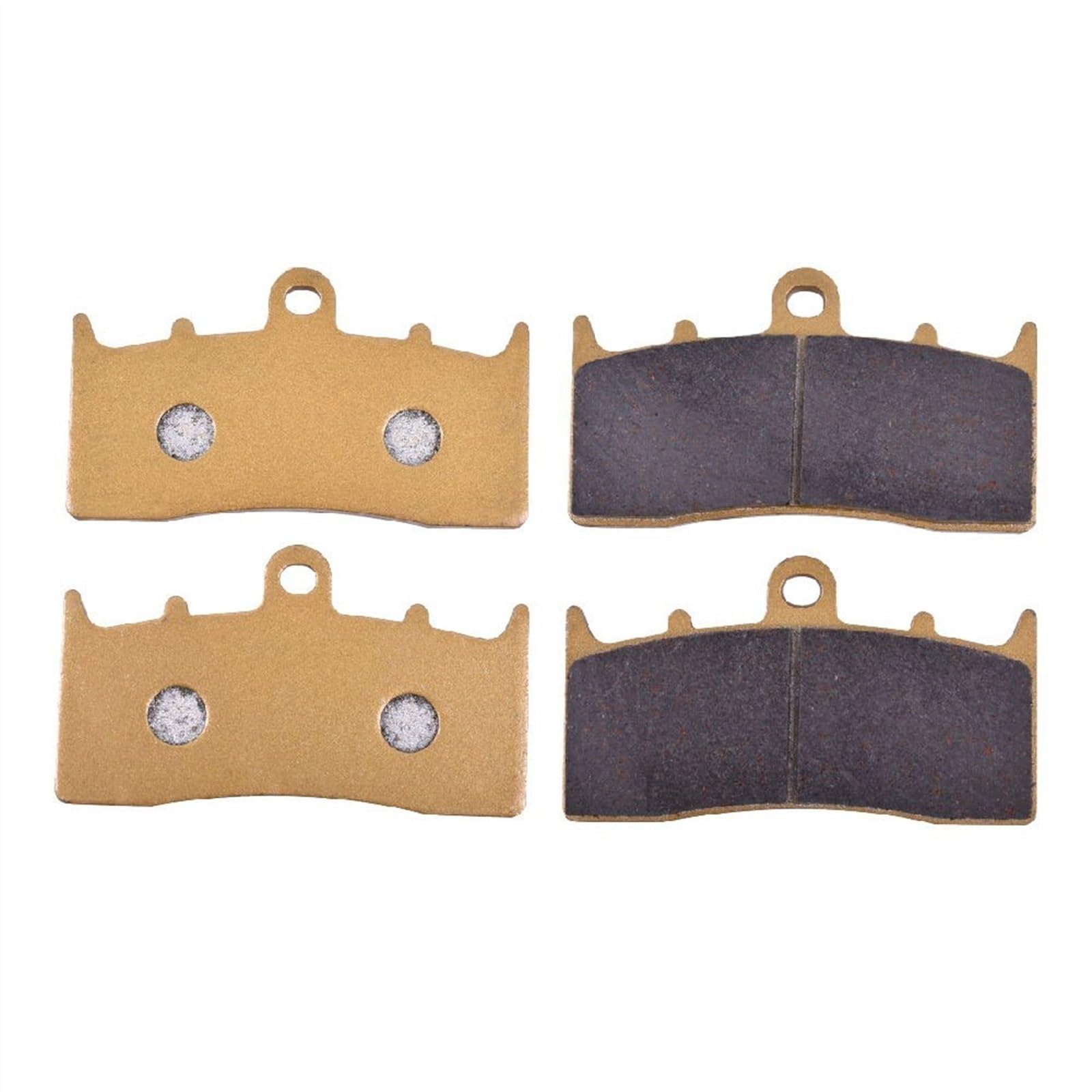 Motorradbremsbelag Motorrad Keramik Vorne Hinten Bremsbeläge Set für BMW K1600GT K1600 GTL K1600GTL 2011 2012 2013 K 1600 GT SE GTL E 2012-2013(2 pair Front) von Generisch