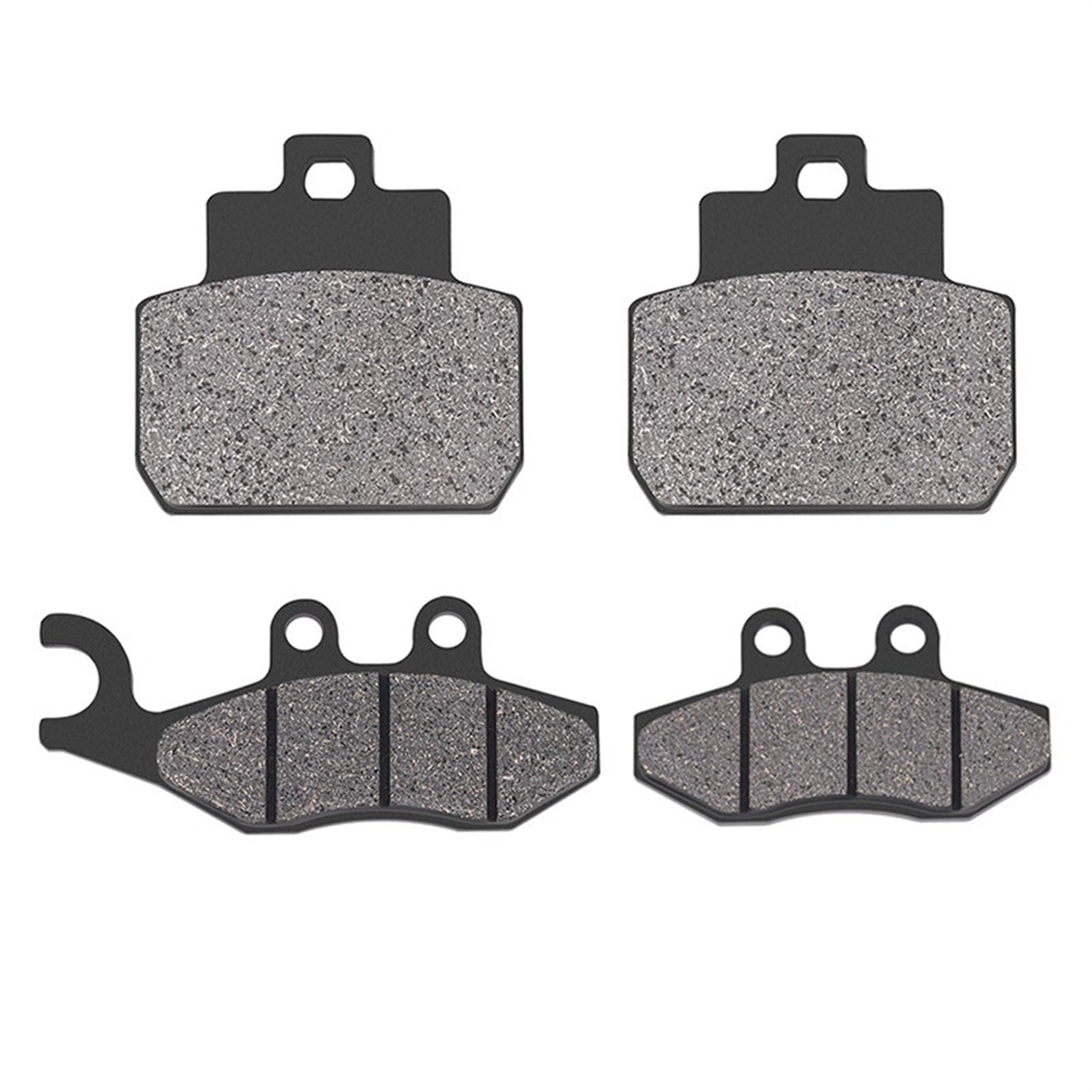 Motorradbremsbelag Motorrad Semi für Organische Metall Vorne Hinten Bremsbeläge für PIAGGIO X9 125 2004 2005 2006 Dh 150 für Straße 2007 250 Dh 2005(1 set) von Generisch