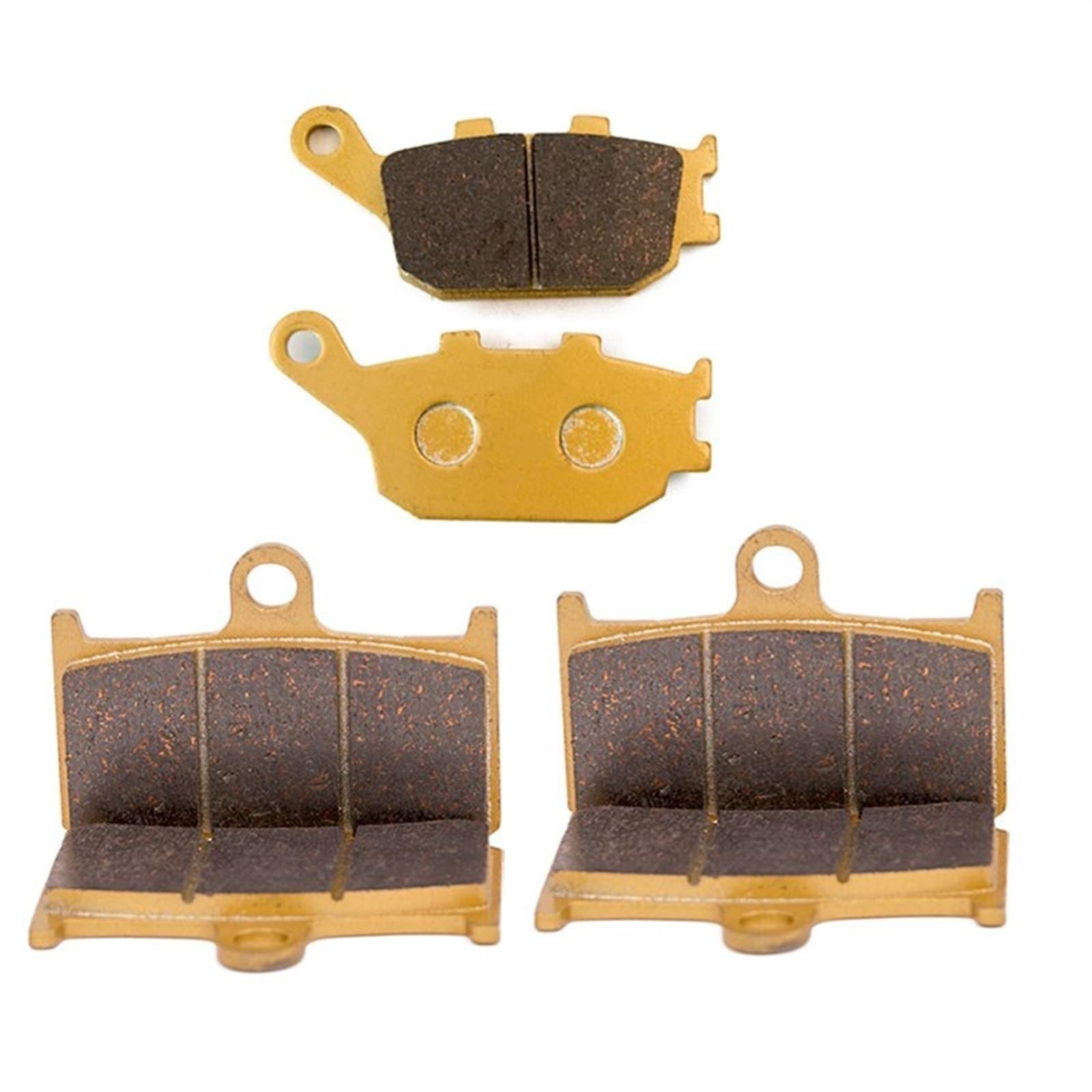 Motorradbremsbelag Motorrad Vorne Hinten Bremsbeläge Set für Suzuki für GSXS 750 AYZ ZL 2018 2019 2020(Front and Rear) von Generisch