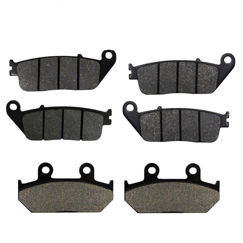 Motorradbremsbelag Motorrad Vorne Hinten Bremsbeläge für Suzuki für BURGMAN AN650 EINE 650 2003 2004 2005 2006 2007 2008 2009 2010 2011 2012(1 set) von Generisch