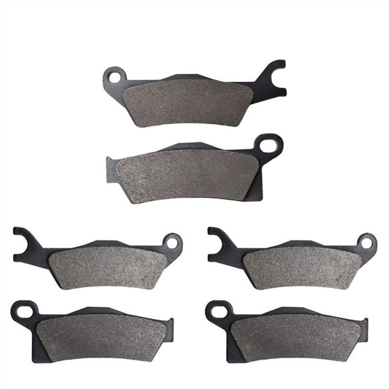 Motorradbremsbelag Motorrad Vorne Und Hinten Bremsbeläge Set für CanAm für Outlander 450 500 Max 650 800 1000 4X4 EFI STD DPS XT ATV ​​2012 2013-2017(Front and Rear Pads) von Generisch