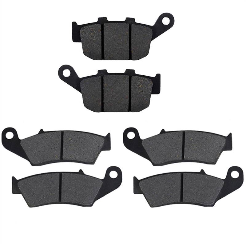 Motorradbremsbelag Motorrad Vorne Und Hinten Bremsbeläge XRV750 für Afrika für Twin 1994-1995 1996-2000 2001 2002 2003 XL600V Transalp 1997 1998 1999(1 set) von Generisch