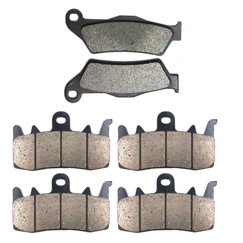 Motorradbremsbelag Scheibenbremsbeläge Set für BMW R1200 für Nine T 2013 2014 2015 R1200GS für Wasser für Gekühlt für Modl 2013 2014 2015(Carbon set) von Generisch