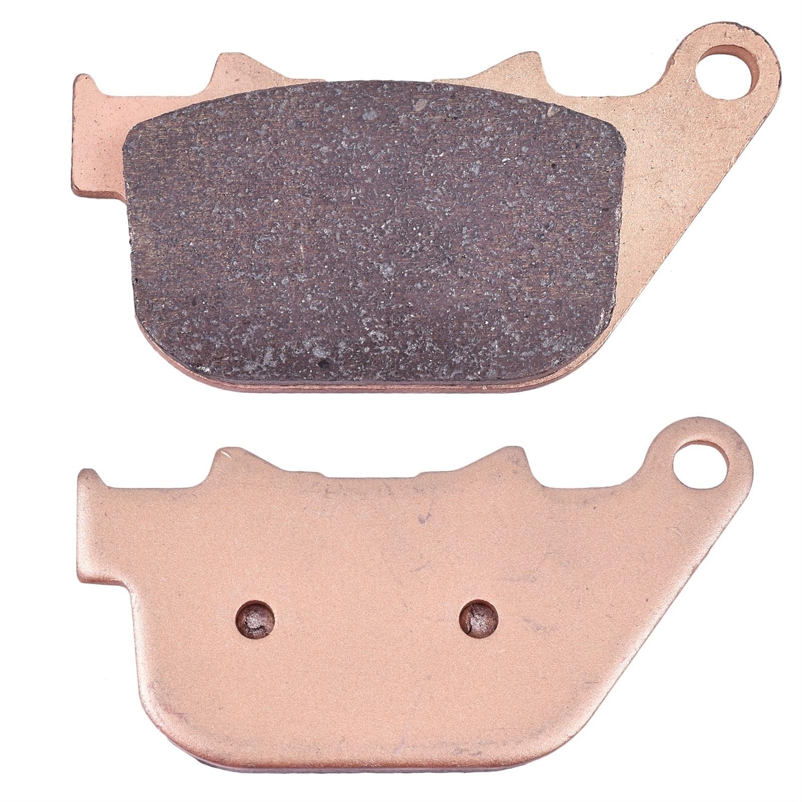 Motorradbremsbelag Vorne Und Hinten Bremsbeläge Set für DAVIDSON 883 XL883L für Superlow XL883N Eisen 883 XL1200 XL1200C XL für Sportster für Custom(Rear Copper) von Generisch