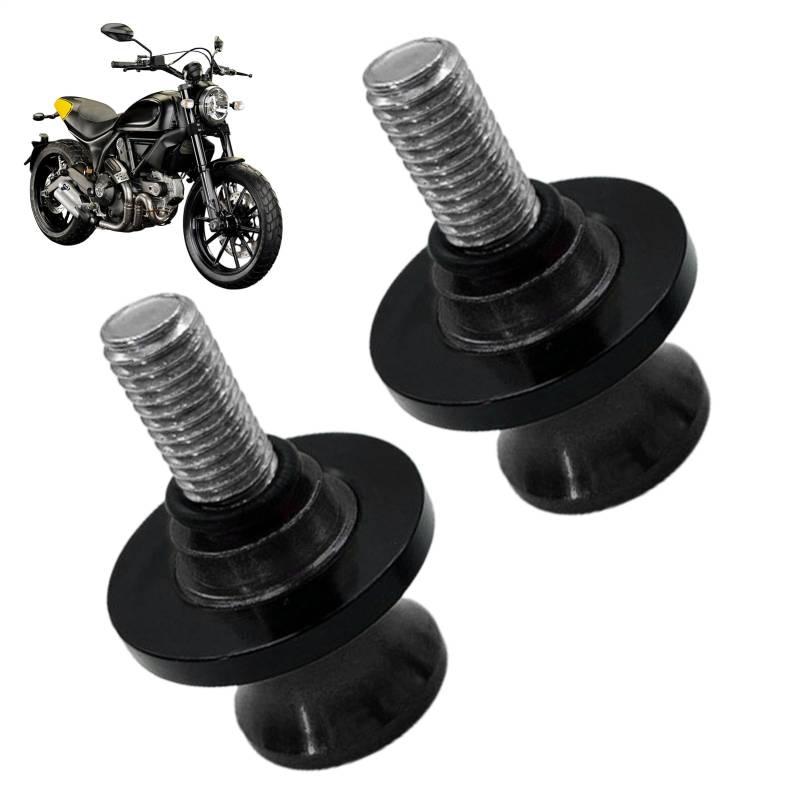 Motorradschwung Arm Spool - Aluminiumschwungschutz | Slider-Anti-Kollisionsbecher | Anti-Fall-Vordergabel Stoßfänger | Anti-Fall-Dämpfung | Motorrad -Crash -Zubehör | Aluminium Drop Cup Wheel für Männ von Generisch