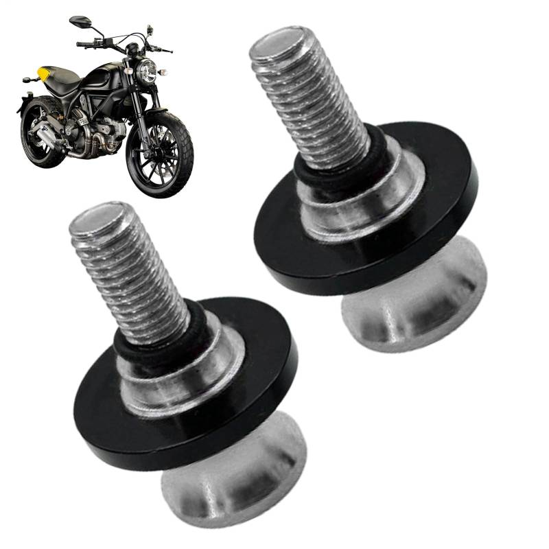 Motorradschwung Arm Spool - Aluminiumschwungschutz | Slider-Anti-Kollisionsbecher | Anti-Fall-Vordergabel Stoßfänger | Anti-Fall-Dämpfung | Motorrad -Crash -Zubehör | Aluminium Drop Cup Wheel für Männ von Generisch