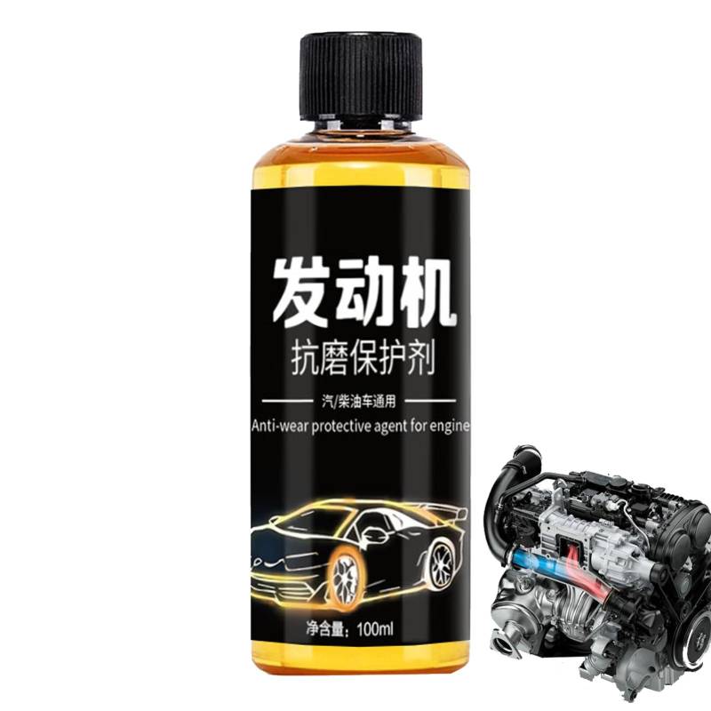 Generisch Motor-Verschleißschutz, 100 ml Anti-Verschleiß-Motoröladditiv, hochwirksamer Motor-Verschleißschutz für Auto von Generisch