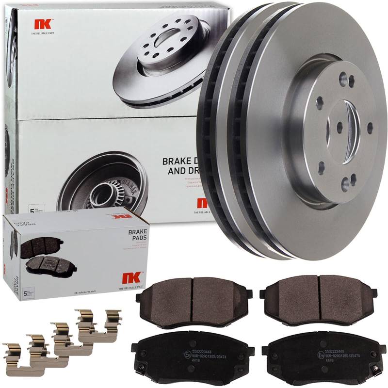 NK Bremsscheiben 280mm + Beläge vorne passend für ix20 JC 2010-2019 von Generisch