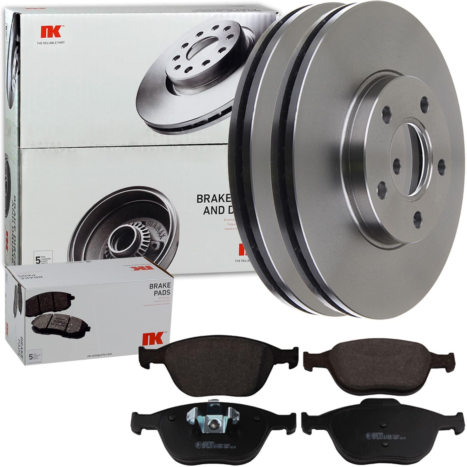 NK Bremsscheiben 320mm + Beläge vorne passend für Focus 3 MK3 ST-Modelle NK Bremsscheiben 320mm + Beläge vorne passend für Focus 3 MK3 ST-Modelle von Generisch