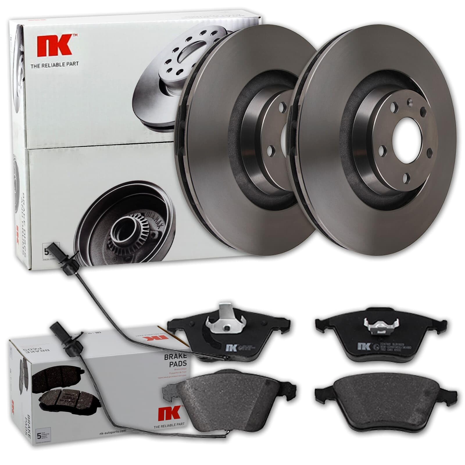 NK Bremsscheiben 347mm + Beläge vorne passend für A6 C6 4F auch Allroad NK Bremsscheiben 347mm + Beläge vorne passend für A6 C6 4F auch Allroad von Generisch