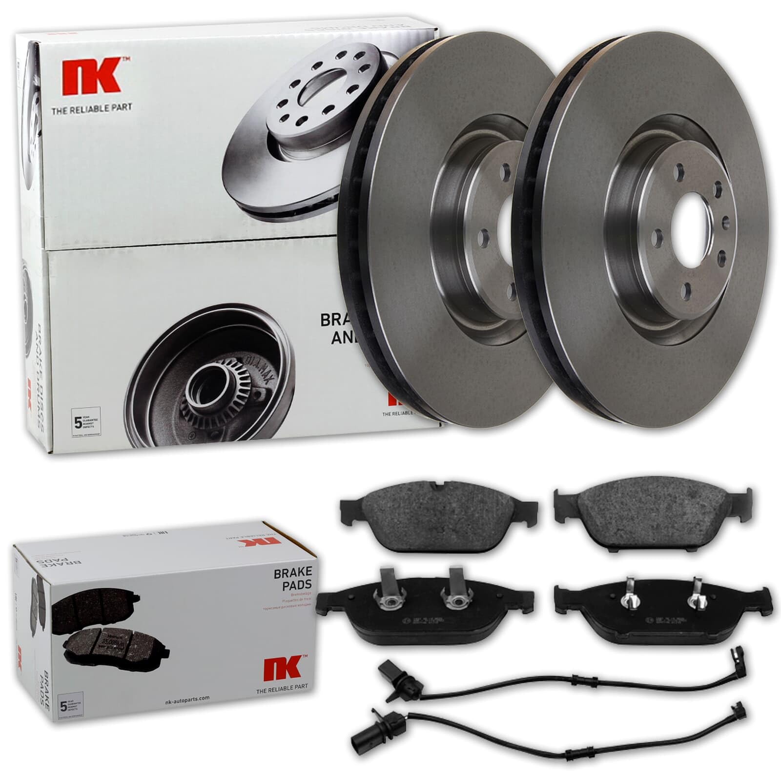 NK Bremsscheiben 356mm + Beläge vorne passend für A6 A7 4G C7 + A8 4H 4D NK Bremsscheiben 356mm + Beläge vorne passend für A6 A7 4G C7 + A8 4H 4D von Generisch