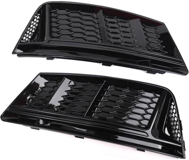 Nebelscheinwerfergitter Für A4 B9 2016-2018 Auto Vorderen Stoßfänger Unteren Nebel Licht Lampe Grill Grille Abdeckung Kühlergrills von Generisch