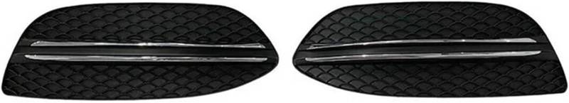 Nebelscheinwerfergitter Für Mercedes Für Benz C Klasse 2015-2020 Auto Vorderen Stoßfänger Kühlergrill Nebel Licht Abdeckung Kühlergrills von Generisch