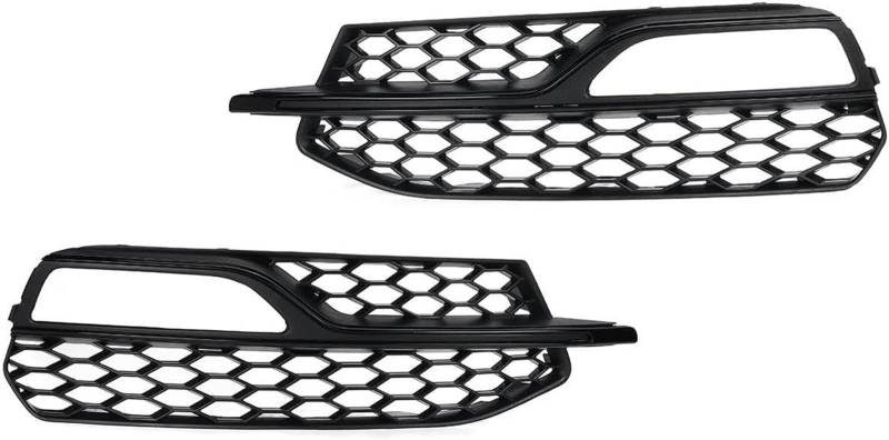 Nebelscheinwerfergitter Für S3 A3 2014-2016 Auto Front Stoßstange Nebel Licht Kühlergrill Grill Nebel Lampe Abdeckung(Chrome Silver) von Generisch