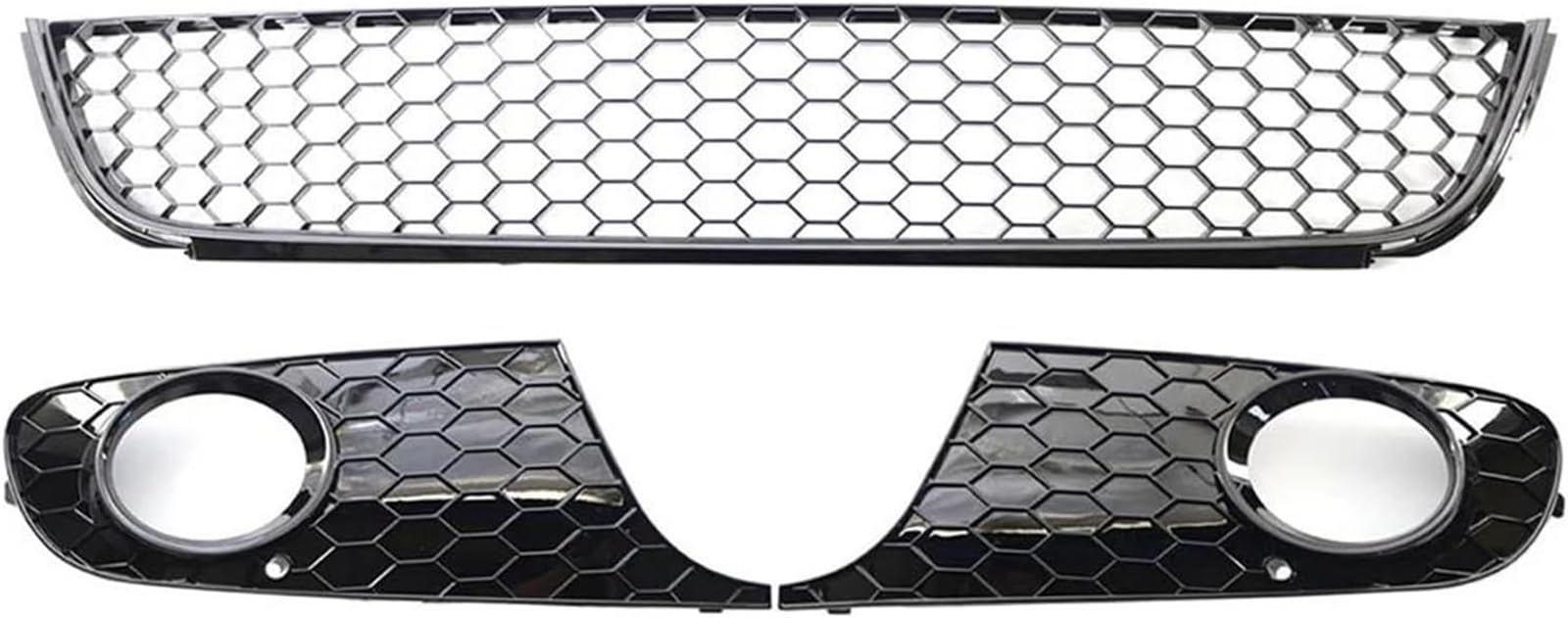 Nebelscheinwerfergitterabdeckung Auto Für VW Auto Honeycomb Front Lower Bumper Mesh Grille Auto Front Stoßstange Grille Nebelscheinwerfergitterabdeckung Auto Für VW Auto Honeycomb Front Lower Bumper Mesh Grille Auto Front Stoßstange Grille von Generisch