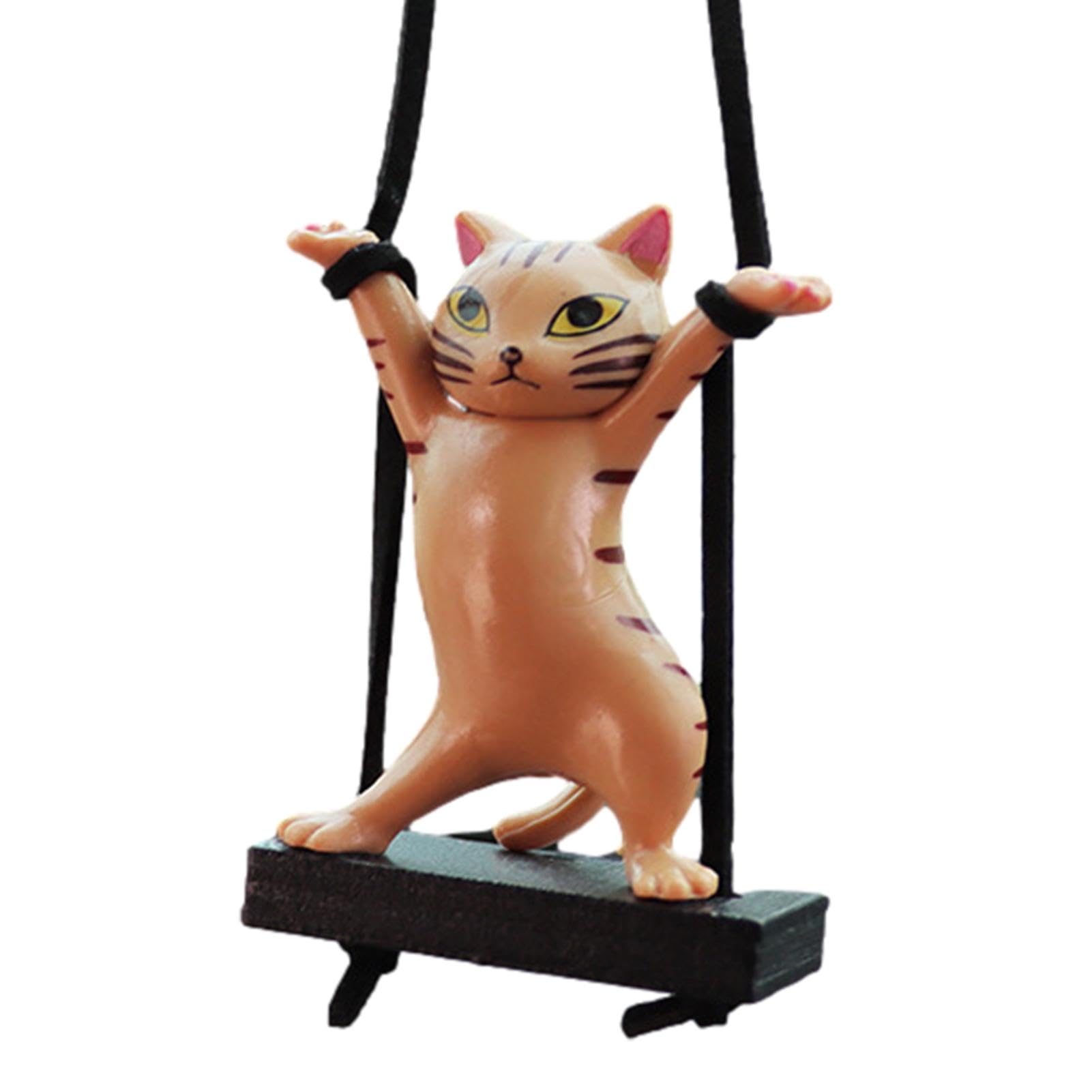Niedliche schwingende Katze, niedlicher Auto-Rückspiegel-Anhänger, lustige Innenspiegel-Dekoration, Katzenfiguren-Anhänger, Auto-Innendekoration Niedliche schwingende Katze, niedlicher Auto-Rückspiegel-Anhänger, lustige Innenspiegel-Dekoration, Katzenfiguren-Anhänger, Auto-Innendekoration von Generisch