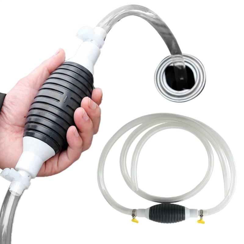 Ölpumpentransfer, tragbare Öltransferpumpe|Manueller, effizienter Infusions-Siphonpumpen-Flüssigkeitssauger - Multifunktionale Autoteile mit vergrößertem Gummiball, tragbarer Öltransfer für Benzin, von Generisch