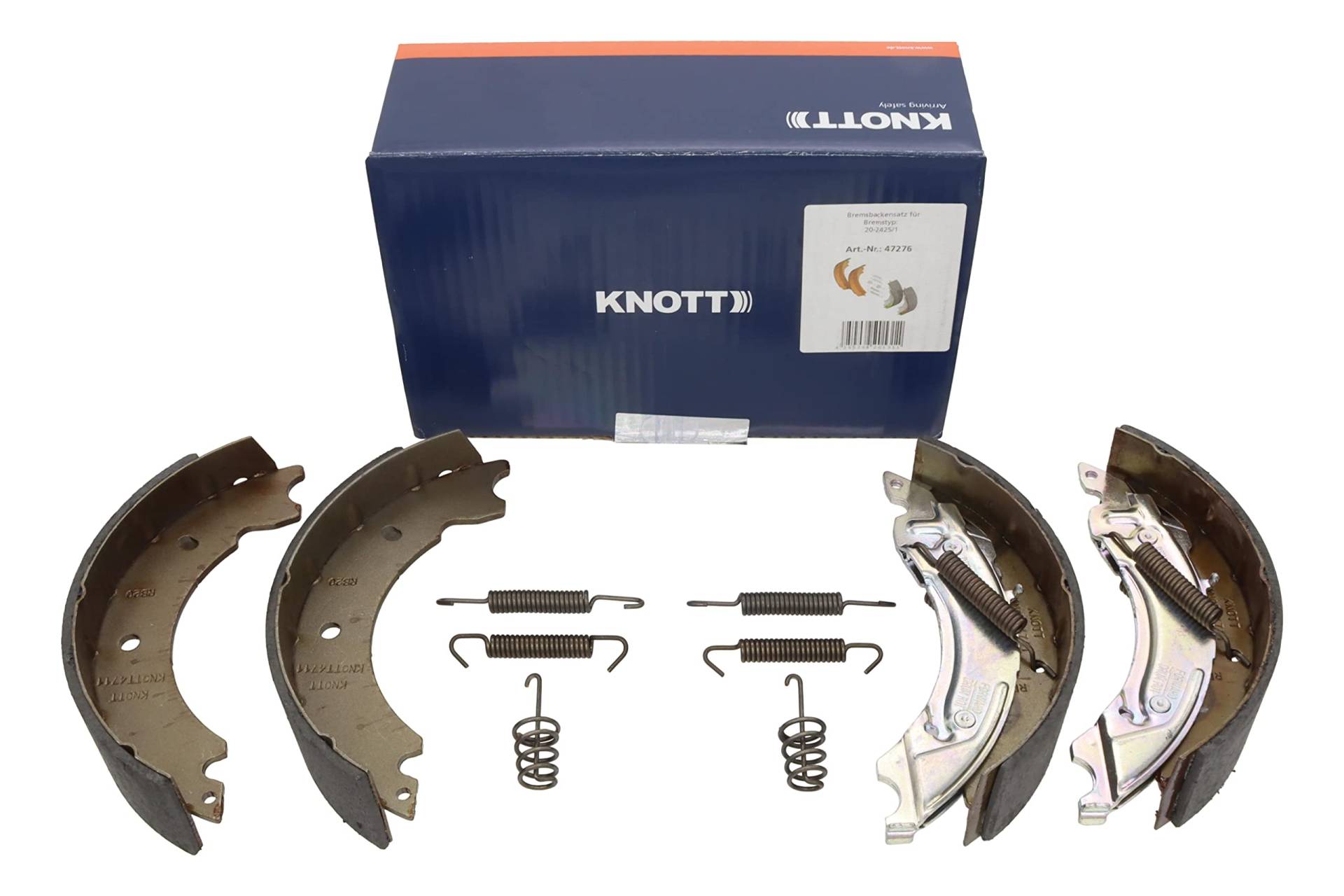 Original Knott 47276 Bremsbacken Satz 200x50 verstärkt Bremse 20-2425/1 Bremsbacke von Generisch