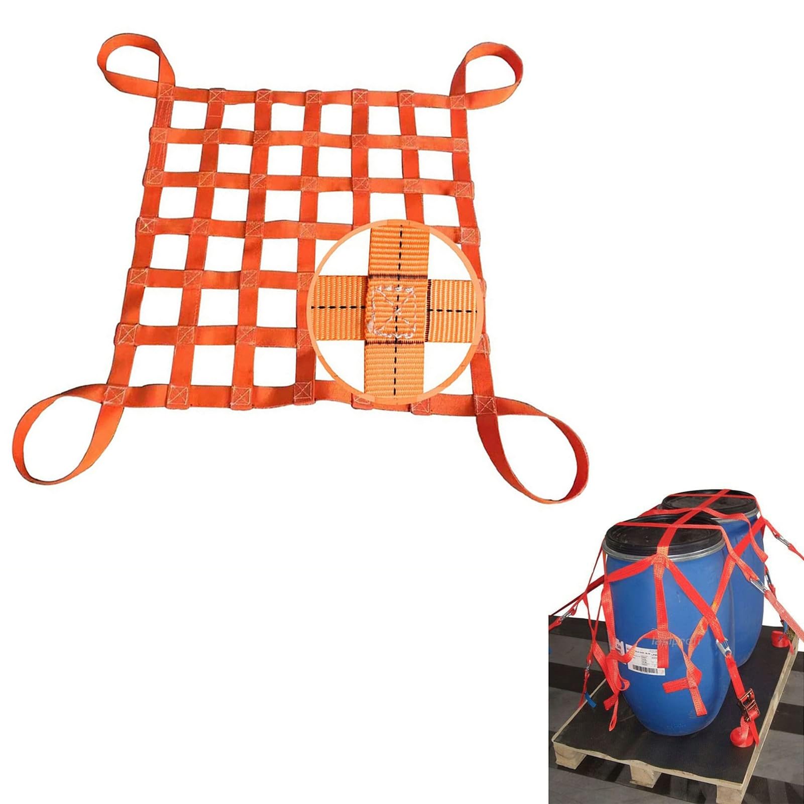 Polyester-Hebenetze, Hebenetz für Hebezeuge, Baudock-Hebebühne, Hebenetz, starke Tragfähigkeit, Materialhandhabungsgurte, personalisierte Gepäcknetzgurte Polyester-Hebenetze, Hebenetz für Hebezeuge, Baudock-Hebebühne, Hebenetz, starke Tragfähigkeit, Materialhandhabungsgurte, personalisierte Gepäcknetzgurte von Generisch