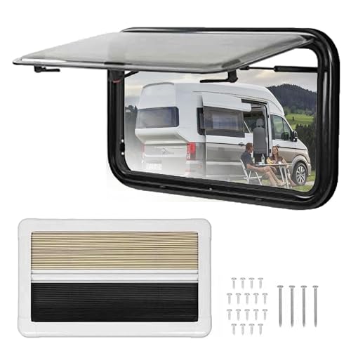 RV-Fensterluke Upgrade – externes Push-Out-Design für verbesserte Luftzirkulation in Wohnmobilen und Wohnwagen von Generisch