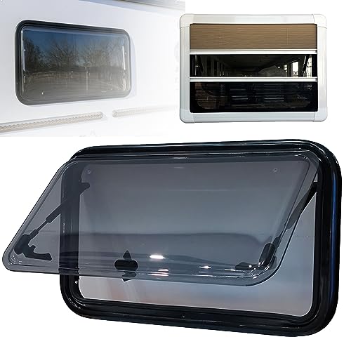 RV Push Out Fenster Ersatz mit Acrylglas und Vorhang für Wohnwagen, Wohnmobil, Anhänger, Yacht - Doppelschichtiges Design RV Push Out Fenster Ersatz mit Acrylglas und Vorhang für Wohnwagen, Wohnmobil, Anhänger, Yacht - Doppelschichtiges Design von Generisch