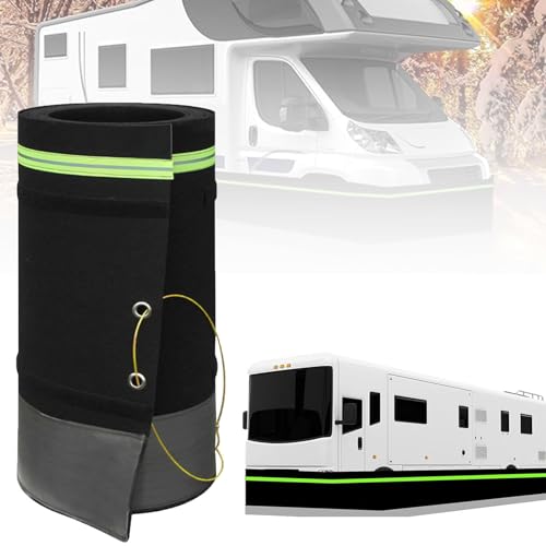 RV Sockelleiste für den Winter - Verdickte, einfache Installation Reiseanhänger und Wohnmobil Außenschutz gegen Kälte von Generisch