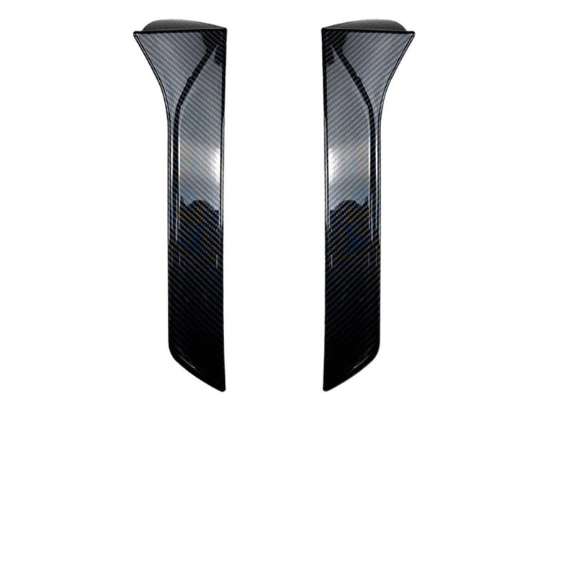 Rennsport-Spoiler 1 Paar für glänzend schwarzen Heckscheiben-Seiten-Autospoilerflügel für SEAT für Leone 5F FR MK3 MK3.5 2012-2021 Styling Auto Canards Splitter Auto-Frontspoiler(Carbon Printing) von Generisch