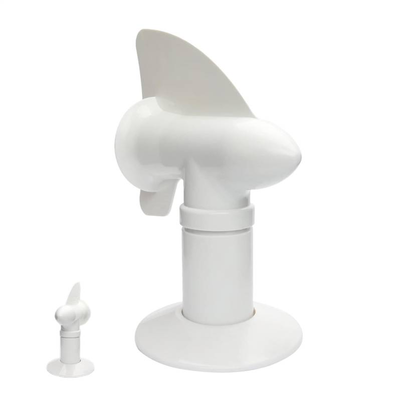 Rotations-Siphon-Typ-Luftauslassdeckel, Ersatz für Entlüftungsrohrkappe, windbetriebene Abdeckung, hält Tankgerüche heraus, Sanitär-Entlüftungskappen, Wohnmobil-Dachentlüftungskappe, vielseitig von Generisch
