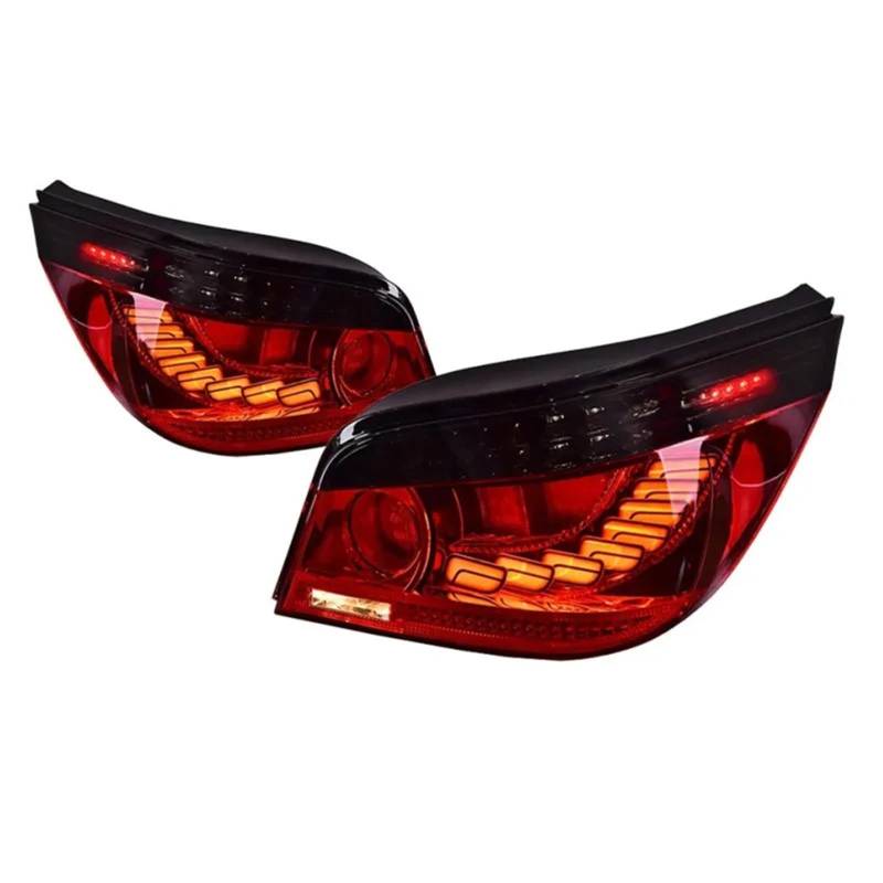 Rücklicht fürs Auto Rücklichter für 5er E60 2003–2010 Rücklicht dynamischer Pfeil Bremse Rückwärtsfahren Parken Leuchtturm von Generisch
