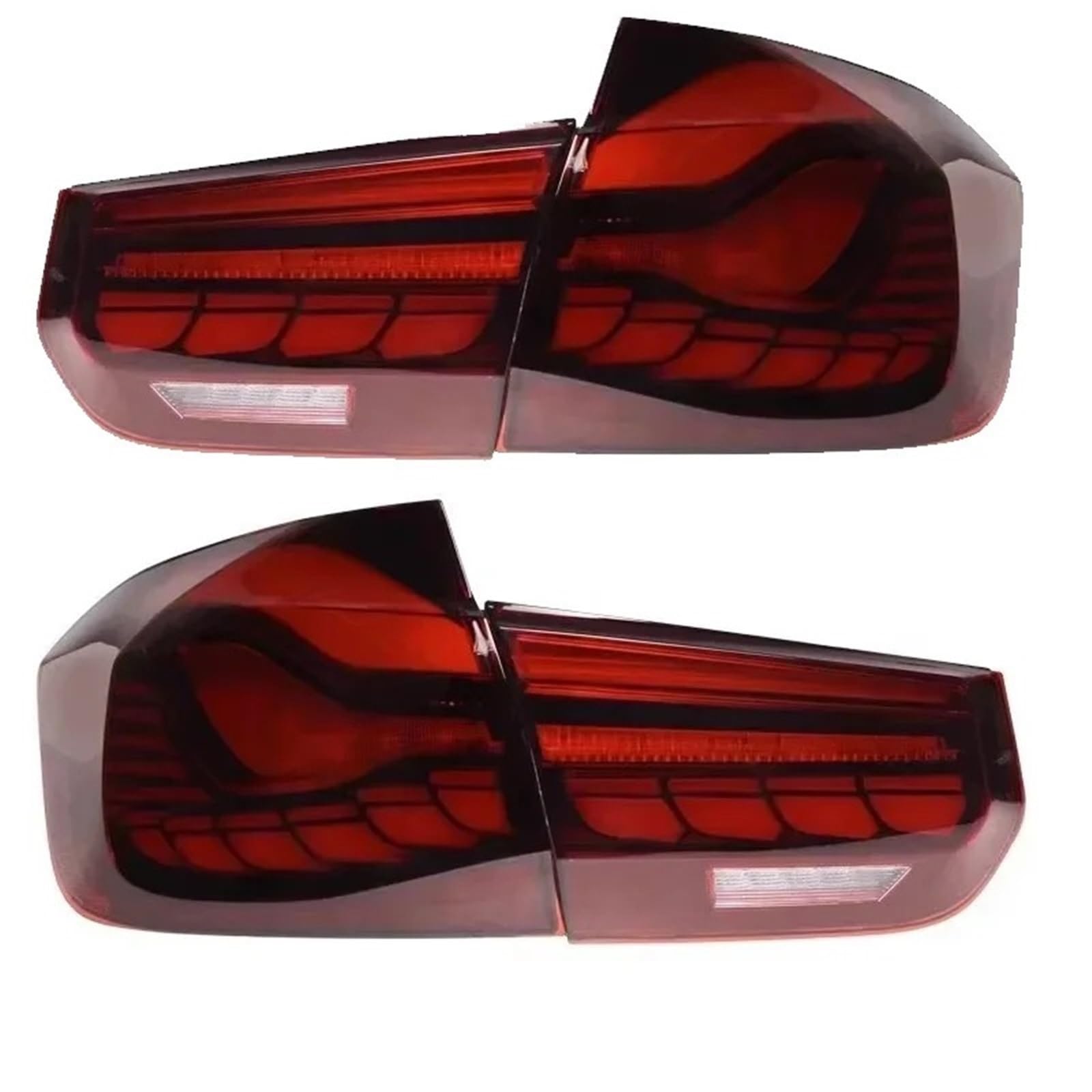 Rücklichter Für BMW 3er F30 M3 F80 2013-2018 Rücklicht für GTS Design Style Voll-dynamisch(Rot) von Generisch