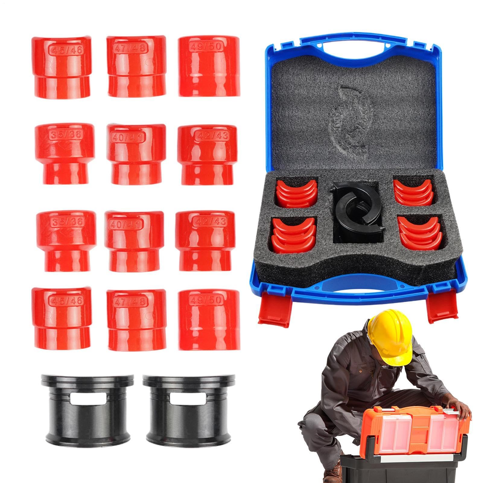 SEAL Driver Kit | 14x Auto Dichtungstreiber Set, Lager Treiber und Dichtung Set mit Adaptern, Treibersatz Lager Dichtungsinstallator mit Gehäuse für die Installation des von Generisch