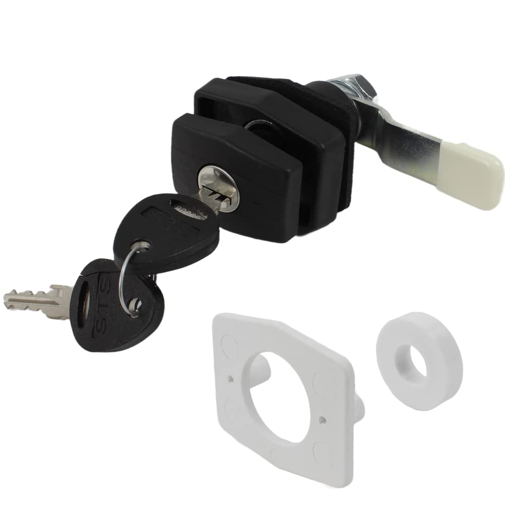 STS Push Lock Klappenschloss Hexagon in schwarz für z.B. Serviceklappe Wohnwagen Wohnmobil Caravan Boot STS Push Lock Klappenschloss Hexagon in schwarz für z.B. Serviceklappe Wohnwagen Wohnmobil Caravan Boot von Generisch
